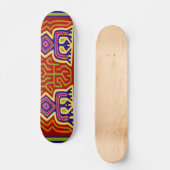 Kuna Indian Ancestral Spirit Skateboard (Vorderseite)