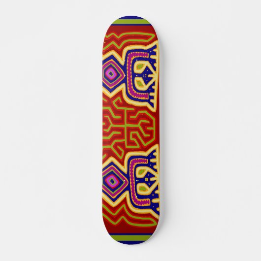 Kuna Indian Ancestral Spirit Skateboard (Vorne)