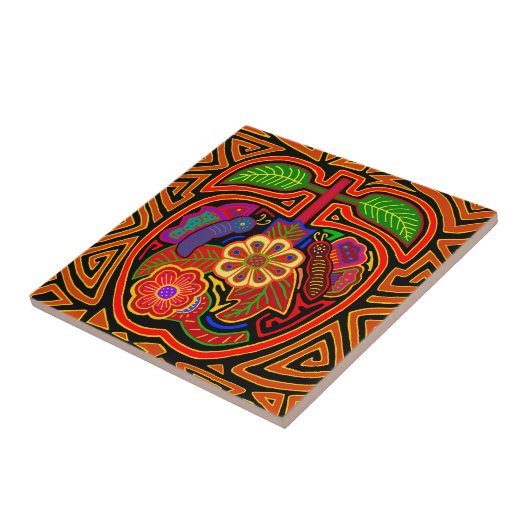 Kuna Indian Apple Fliese (Seite)