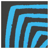 Kuna Indian Blue Bird Mola Design Stoff (Nahaufnahme)