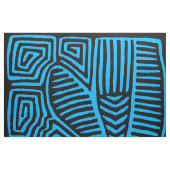 Kuna Indian Blue Bird Mola Design Stoff (Fat Quarter (45,7 x 55,9 cm))