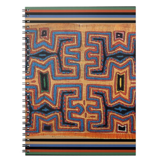 Kuna Indian Canoe Spirits Notizblock (Vorderseite)
