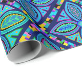 Kuna Indian Diamond Mola Geschenkpapier (Rolleneckpunkt)