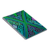 Kuna Indian Diamond Mola Notizblock (Rechte Seite)