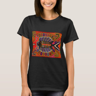 Kuna Indian Flying Fish Mola T-Shirt
