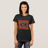 Kuna Indian Flying Fish Mola T-Shirt (Vorne ganz)