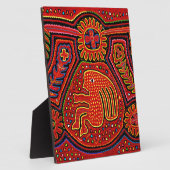 Kuna Indian Girl on a Bicycle Fotoplatte (Seite)