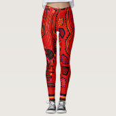 Kuna Indian Guitar Leggings (Vorderseite)
