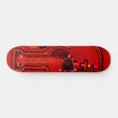 Kuna Indian Guitar Skateboard (Horizontal)