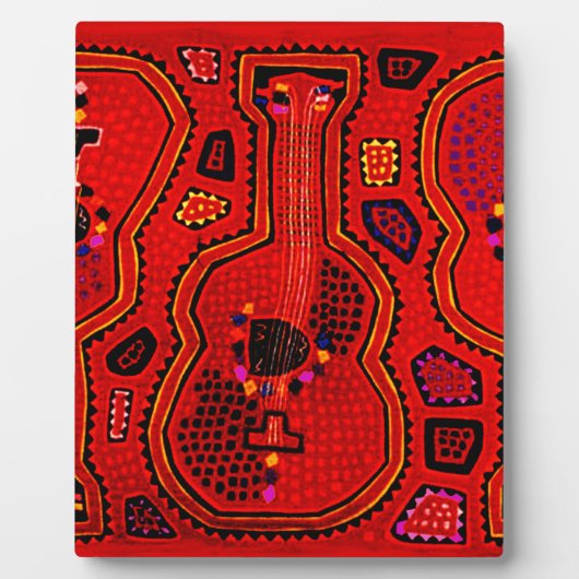 Kuna Indian Guitars Fotoplatte (Vorderseite)