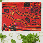 Kuna Indian Guitars Handtuch (Gefaltet)