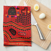 Kuna Indian Guitars Handtuch (Viertel Falte)