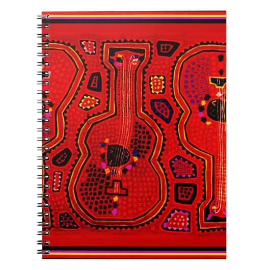 Kuna Indian Guitars Notizblock (Vorderseite)