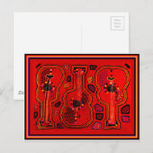 Kuna Indian Guitars Postkarte (Vorne/Hinten)