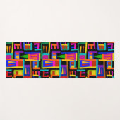 Kuna Indian Landscape Map - Bold Colors Yogamatte (Vorderseite (Horizontal))