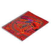 Kuna Indian Man in Canoe Notizblock (Linke Seite)