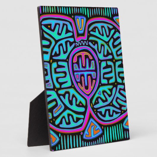 Kuna Indian Mariposa Fotoplatte (Seite)