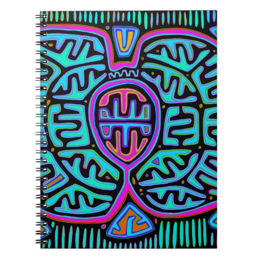 Kuna Indian Mariposa Notizblock (Vorderseite)