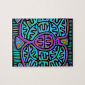 Kuna Indian Mariposa Puzzle (Horizontal)