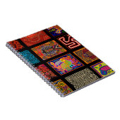 Kuna Indian Mola Collage Notizblock (Rechte Seite)