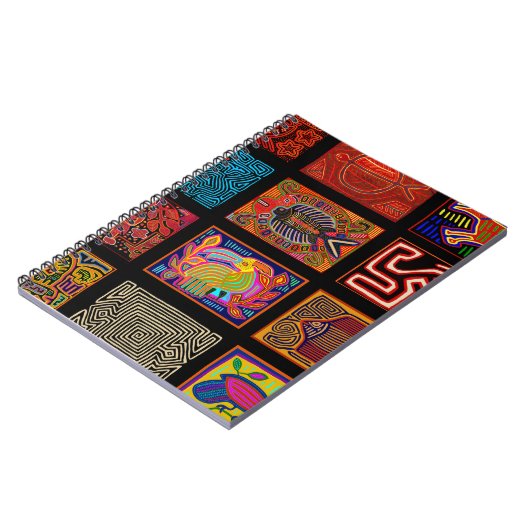 Kuna Indian Mola Collage Notizblock (Linke Seite)