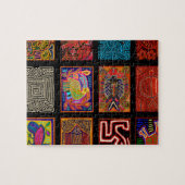 Kuna Indian Mola Collage Puzzle (Horizontal)