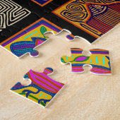 Kuna Indian Mola Collage Puzzle (Seite)