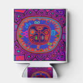 Kuna Indian Mola Compass Dosenkühler (Rückseite)