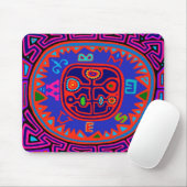 Kuna Indian Mola Compass Mousepad (Mit Mouse)