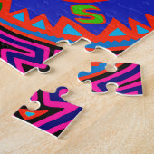 Kuna Indian Mola Compass Puzzle (Seite)