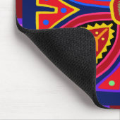 Kuna Indian Mola Flora Mousepad (Ecke)