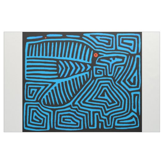 Kuna Indian Mola Inspiriert Dekorator Fabric Stoff (Yard (91,4 cm))