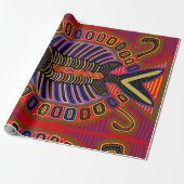 Kuna Indian Mola Pescado Geschenkpapier (Ungerollt)