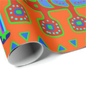 Kuna Indian Mola Ritual Gift Wrap Geschenkpapier (Rolleneckpunkt)