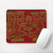Kuna Indian Mola Spirits Mousepad (Mit Mouse)