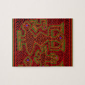 Kuna Indian Mola Spirits Puzzle (Horizontal)