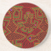 Kuna Indian Mola Spirits Untersetzer (Vorne)
