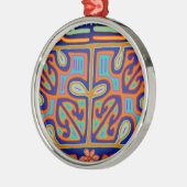 Kuna Indian Music Box - San Blas Mola Ornament Aus Metall (Links)