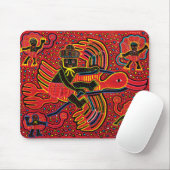 Kuna Indian Stork Bringbaby Design Mousepad (Mit Mouse)