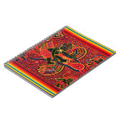 Kuna Indian Stork Bringbaby Design Notizblock (Linke Seite)