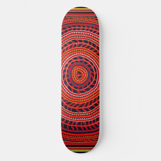 Kuna Indian Sun Universe Skateboard - Del Sol (Vorderseite)