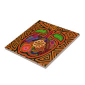 Kuna Indian Sweet Apple Tile Fliese (Seite)