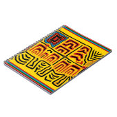 Kuna Indian Tribal Walking Turtle Notizblock (Linke Seite)