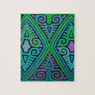 Kuna-Indianer-Diamant-Mola Puzzle