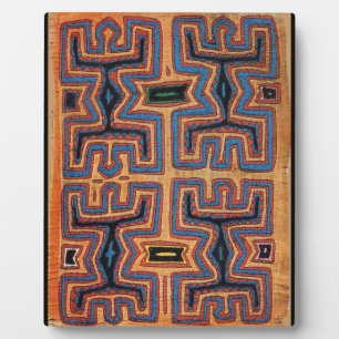 Kuna-Indianer-Kanugeister Fotoplatte