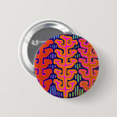 Kuna-Indianerbäume Button (Vorne & Hinten)