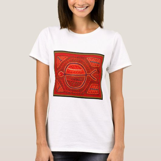 Kuna Mola Stingray T-Shirt (Vorderseite)