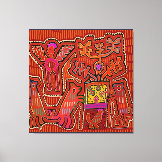 Kuna Shaman Peyote Ritual - SCOTUS beschneidet mei Leinwanddruck (Vorderseite)