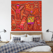 Kuna Shaman Peyote Ritual - SCOTUS beschneidet mei Leinwanddruck (Insitu (Schlafzimmer))