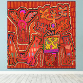 Kuna Shaman Peyote Ritual - SCOTUS beschneidet mei Leinwanddruck (Insitu (Holzboden))